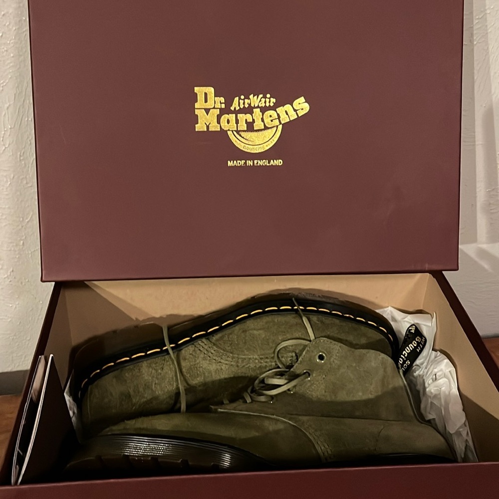 Dr Marten’s suede boots